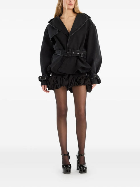 ROTATE CREPE MINI SKIRT